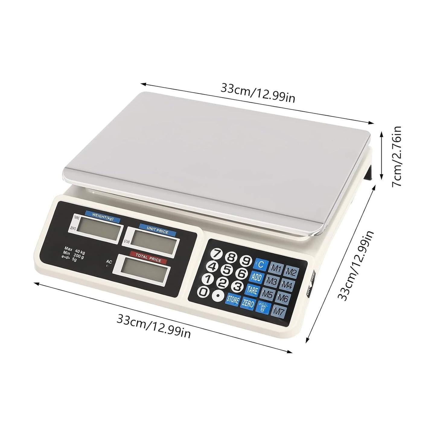 Bascula De Mesa Digital 40 KG