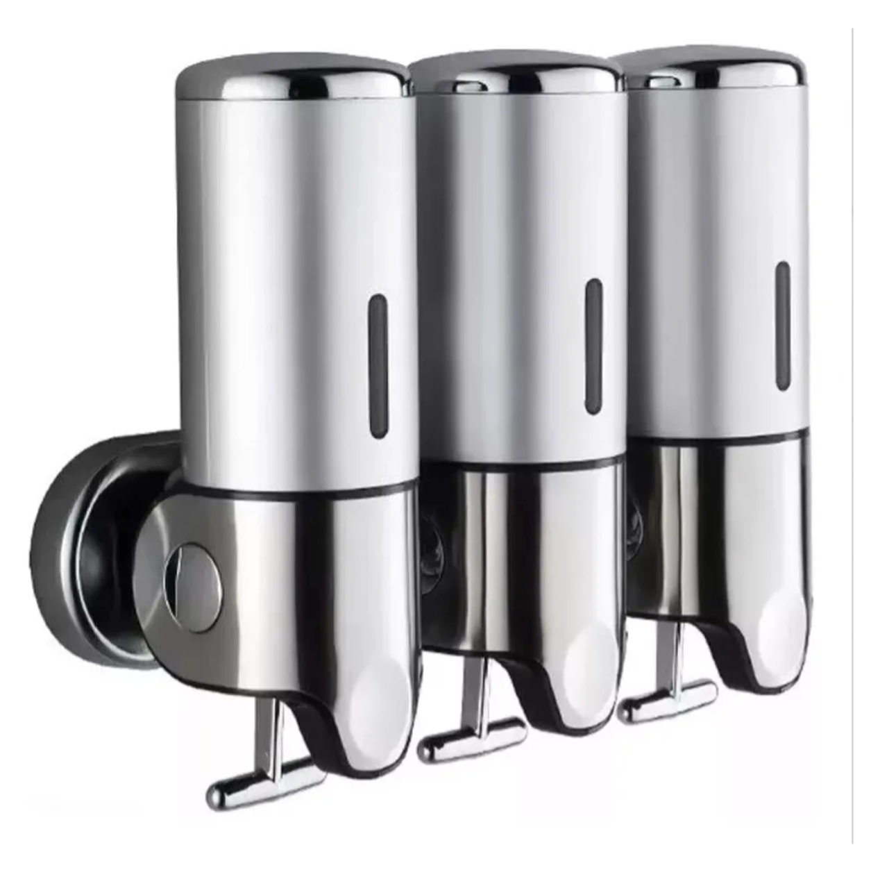 DISPENSADOR TRIPLE JABON SHAMPO LIQUIDOS