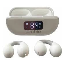 Audífonos Ambie Con Pantalla BLANCO