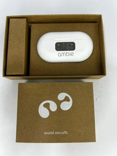Audífonos Ambie Con Pantalla BLANCO
