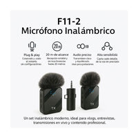 Micrófono de solapa F11 TL